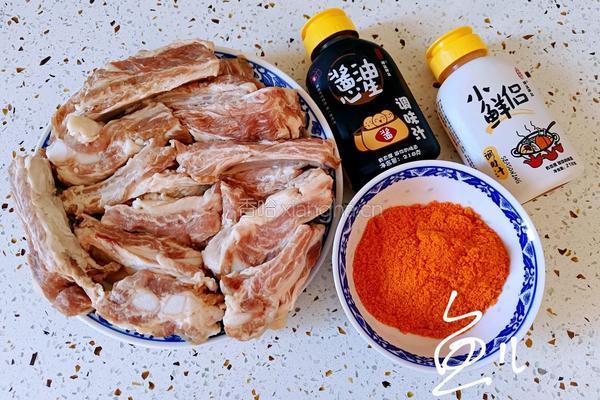 奥尔良烤排骨的做法图解1