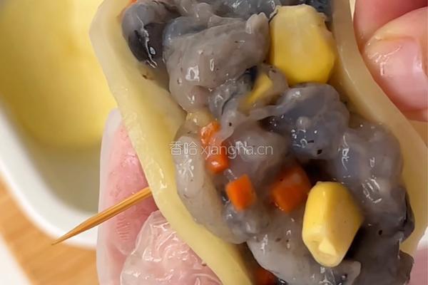 土豆虾滑卷的做法图解5