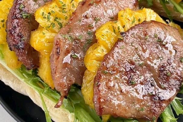 菠萝牛肉三明治的做法图解8