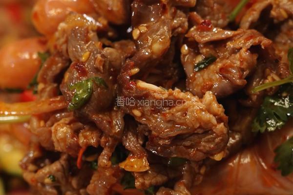 凉拌香菜牛肉的做法图解7