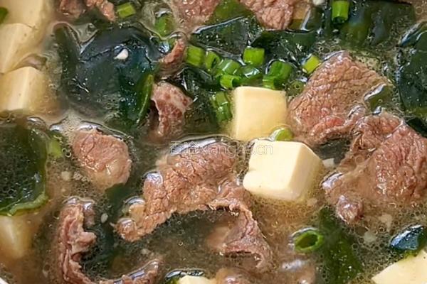 海带牛肉汤的做法图解8