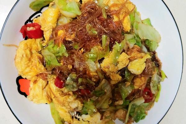 粉丝烩包菜的做法图解7