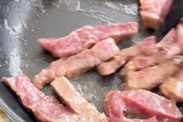 蒜香芦笋牛肉的做法图解5