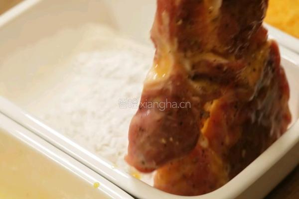 滑蛋猪排饭的做法图解2