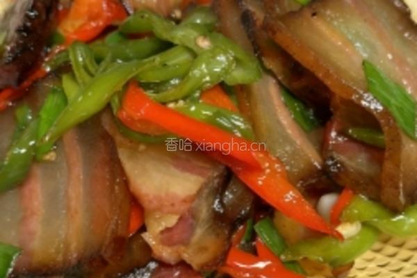 青红椒炒蔡陈记平武腊肉