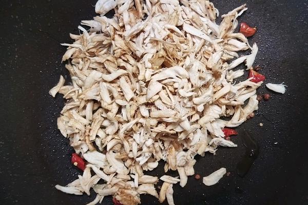 干煸鸡丝的做法图解6