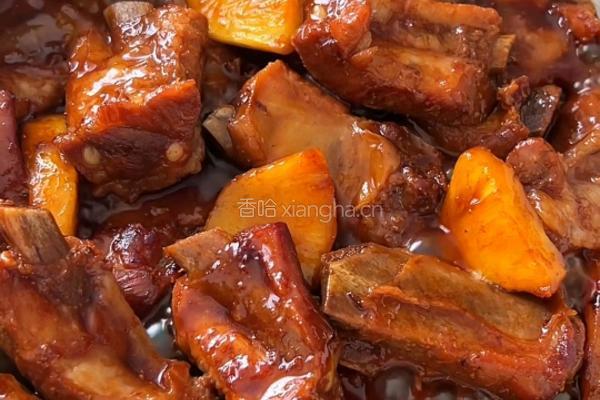 菠萝排骨的做法图解8