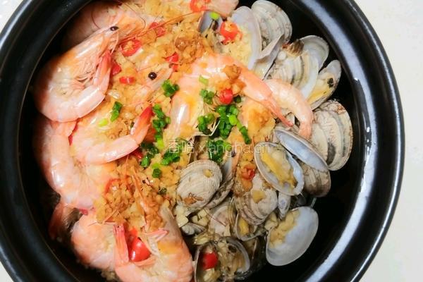 蒜蓉粉丝海鲜煲