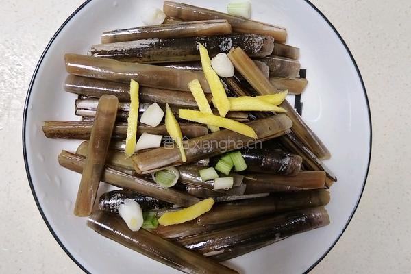 清蒸竹蛏的做法图解2