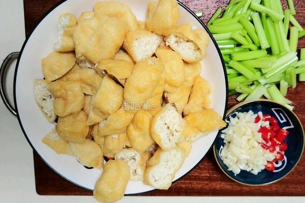 炒豆泡的做法图解1