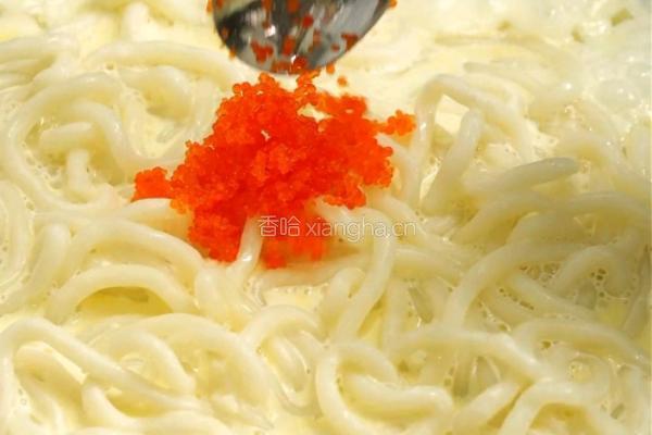 奶油乌冬面的做法图解5