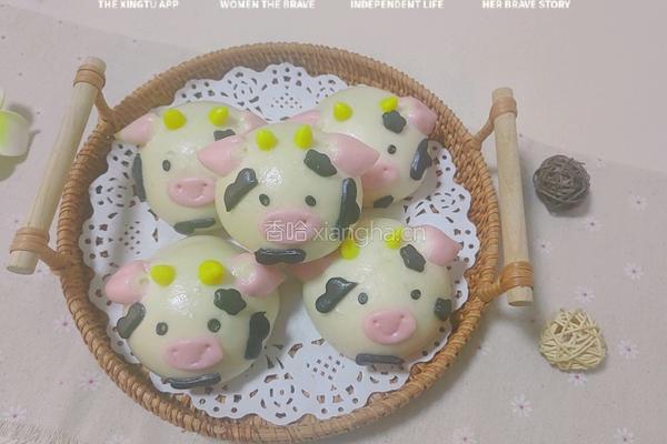 小奶牛枣泥包的做法图解11