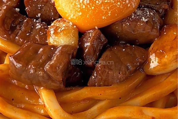 牛肉乌冬面的做法图解7