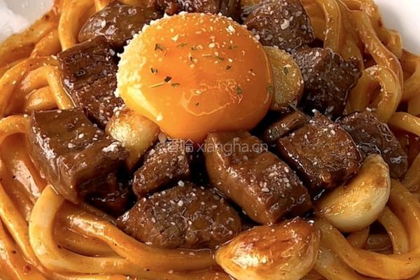 咖喱牛肉乌冬面