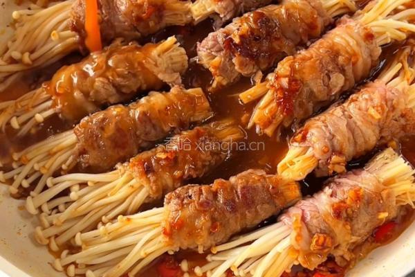 金针菇肥牛卷的做法图解6