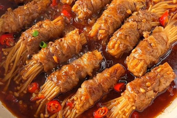 金针菇肥牛卷的做法图解8