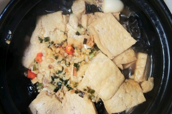 白菜豆腐煲的做法图解15