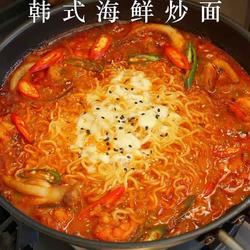 韩式海鲜炒面的做法[图]