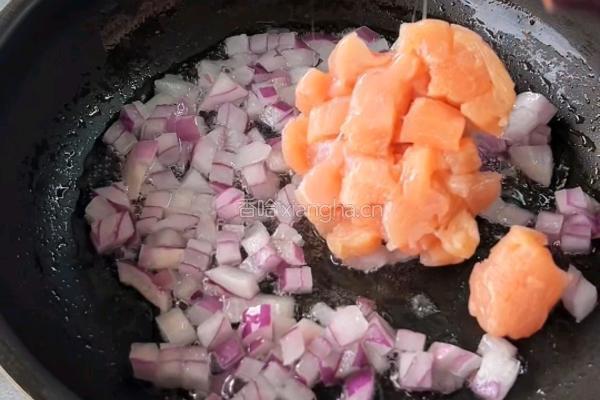 芝士鸡肉土豆塔的做法图解4