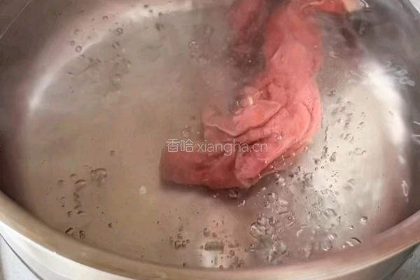 香菜拌牛肉的做法图解6