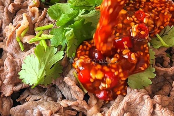 香菜拌牛肉的做法图解8
