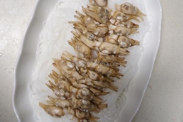 蒜蓉粉丝蛏的做法图解5