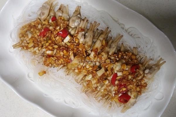 蒜蓉粉丝蛏的做法图解11