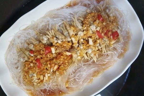 蒜蓉粉丝蛏的做法图解13