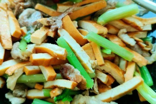 香干炒肉的做法图解8
