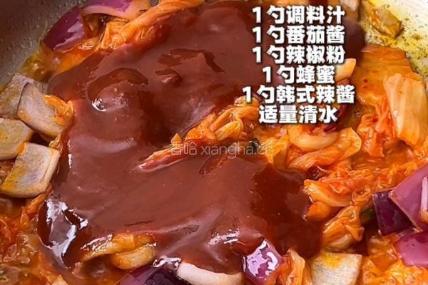 泡菜牛肉豆腐汤的做法图解4