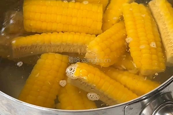 黑松露咸蛋黄烤玉米的做法图解2