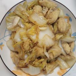 白菜炒豆泡的做法[图]