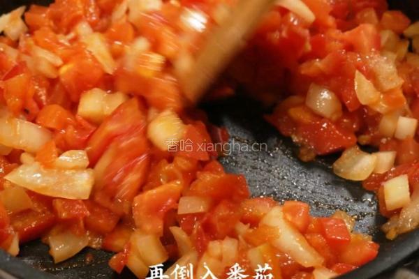 番茄芝士肥牛烩饭的做法图解1