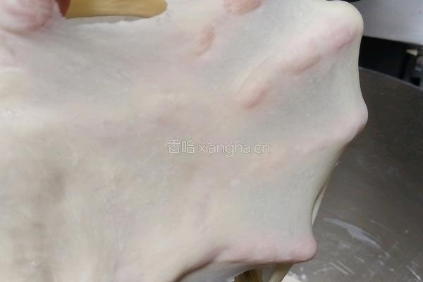 鲜奶提子吐司(2个450g吐司)牛奶液种的做法图解6