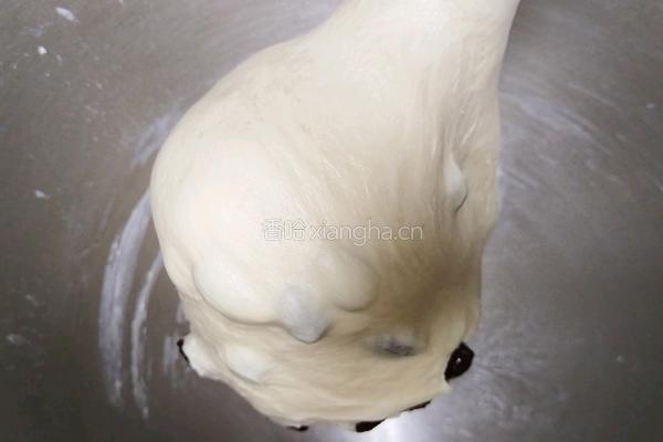 鲜奶提子吐司(2个450g吐司)牛奶液种的做法图解8