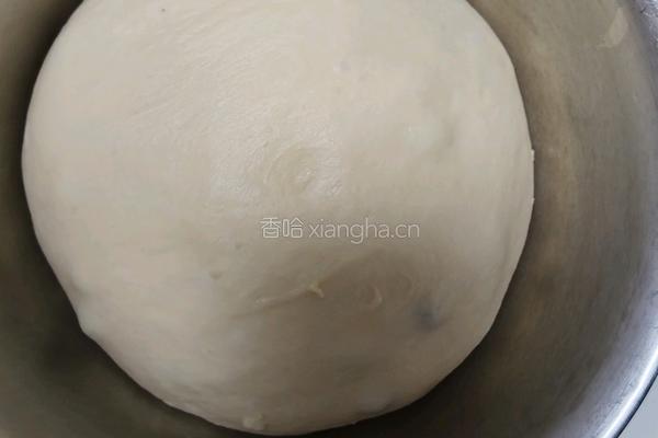 黄金芝士提子夹心面包条(牛奶液种)2个28方盘的量的做法图解10