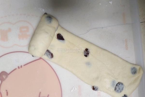 鲜奶提子吐司（2个450g吐司）牛奶液种的做法图解16