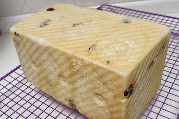 鲜奶提子吐司（2个450g吐司）牛奶液种的做法图解21