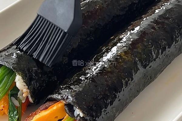 辣牛肉紫菜包饭的做法图解8