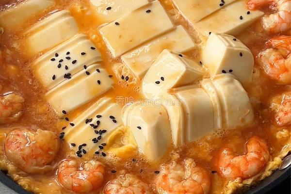 虾仁豆腐抱蛋的做法图解7