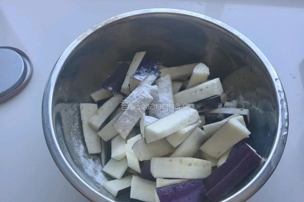 豆角茄子的做法图解3