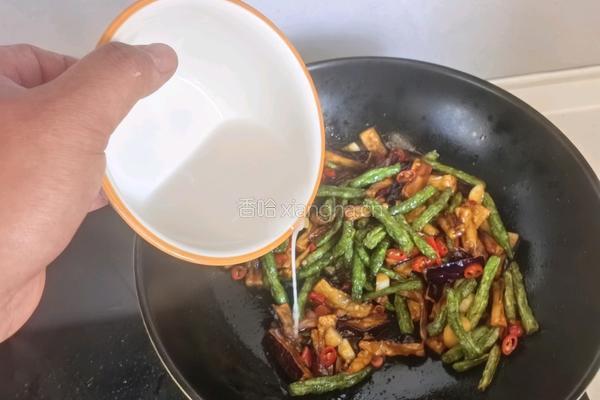 豆角茄子的做法图解12