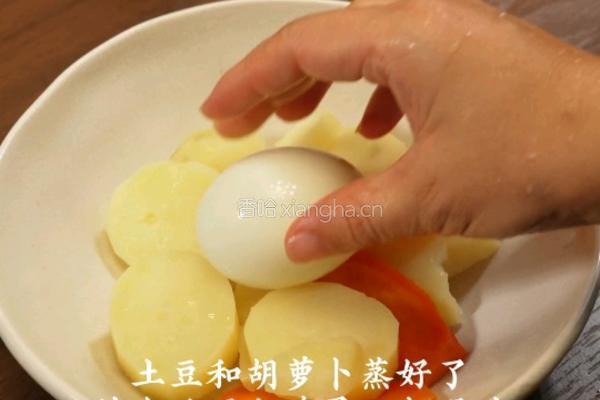 黑松露士豆泥香肠厚蛋烧的做法图解4