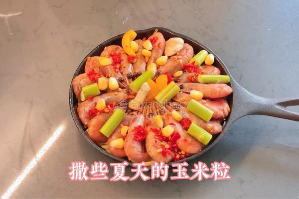 蒜蓉土豆玉米烤加拿大北极虾的做法图解10