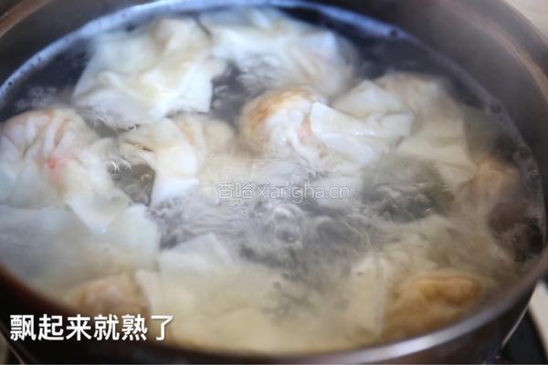 加拿大北极虾鲜肉云吞的做法图解5