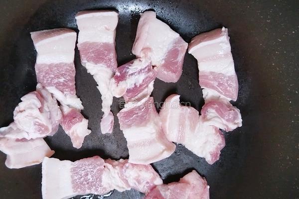 红烧肉（不放油不焯水)的做法图解3