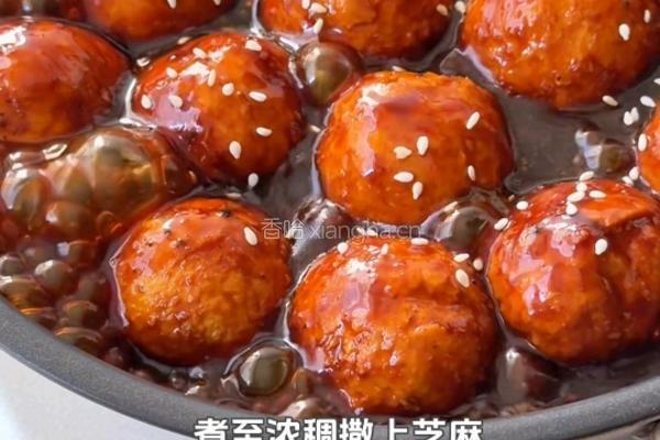 黑松露爆汁鸡肉丸的做法图解8