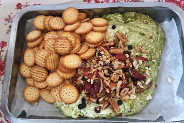 茉莉绿茶 雪花酥的做法图解3