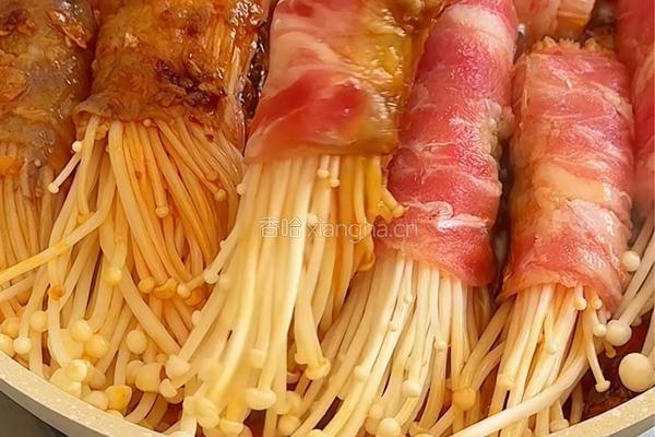 金针菇肥牛卷的做法图解4