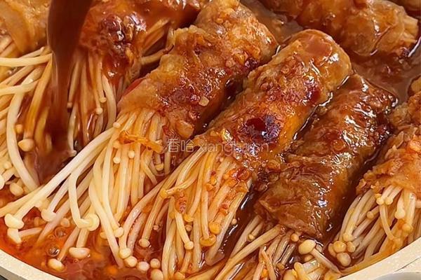 金针菇肥牛卷的做法图解5